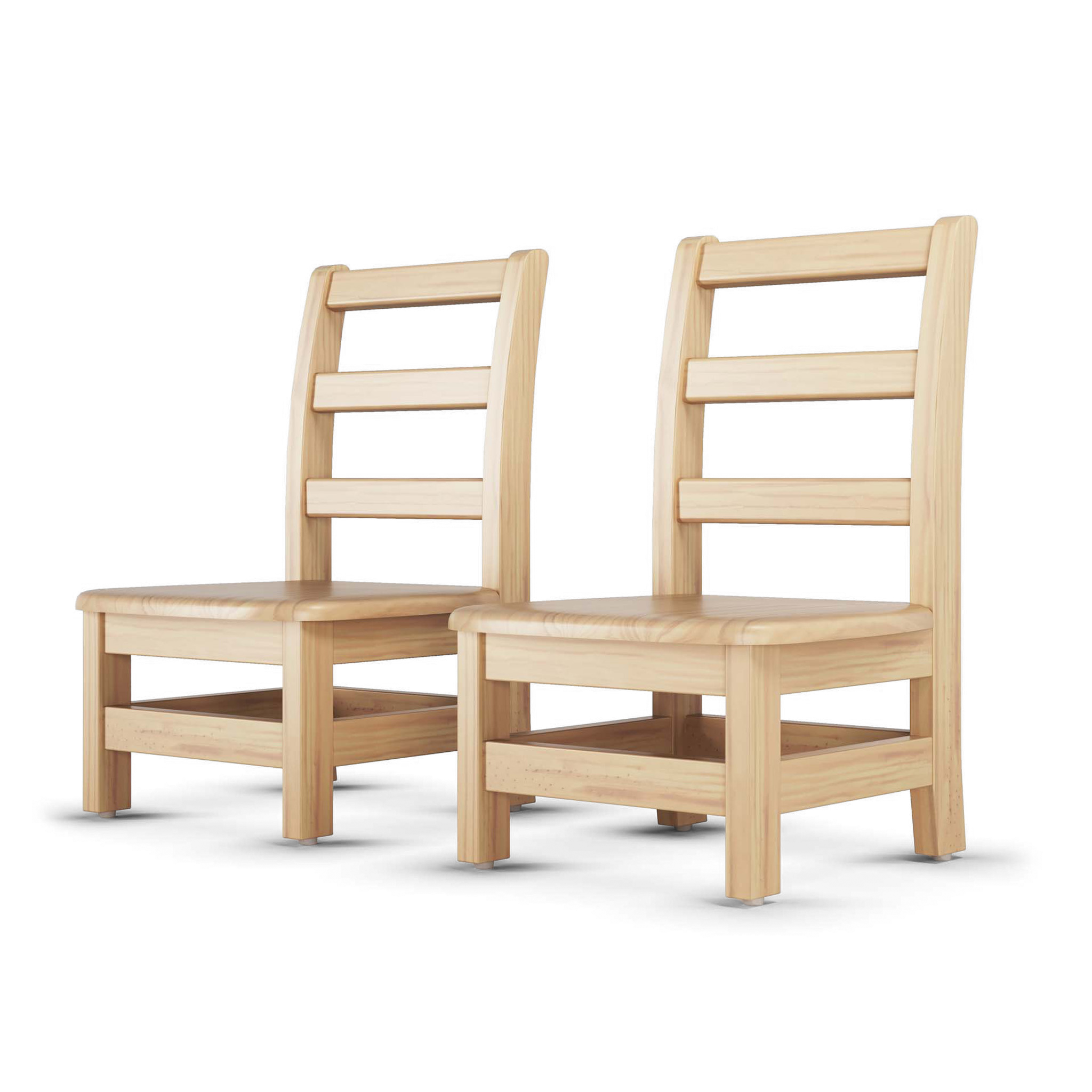 Little Innovator Kids Ladderback Wooden Chairs | Kids School