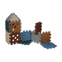 CarePlay Oversized Waffle Grid Building Blocks - Nature Collection