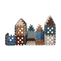 CarePlay® Oversized Waffle Grid Building Blocks - Nature Collection
