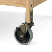 Evacuation Casters/Kit for SafetyCraft Wood Cribs