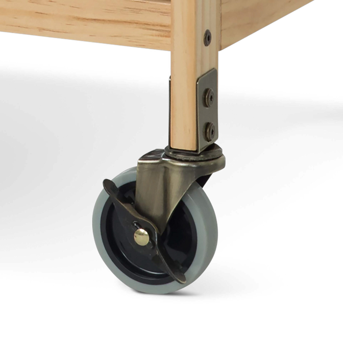 Evacuation Casters/Kit for SafetyCraft Wood Cribs