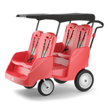 color: black with gray stripes