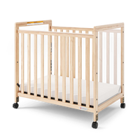 SafetyCraft® Fixed-Side Compact Wood Crib