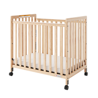 SafetyCraft Fixed-Side Compact Wood Crib
