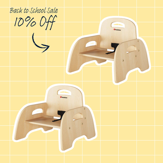 Simple Sitter Durable Baltic Birch Chair - 2 Pack