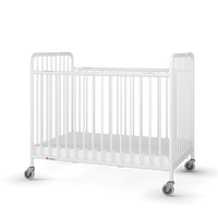 StowAway Compact Folding Metal Crib