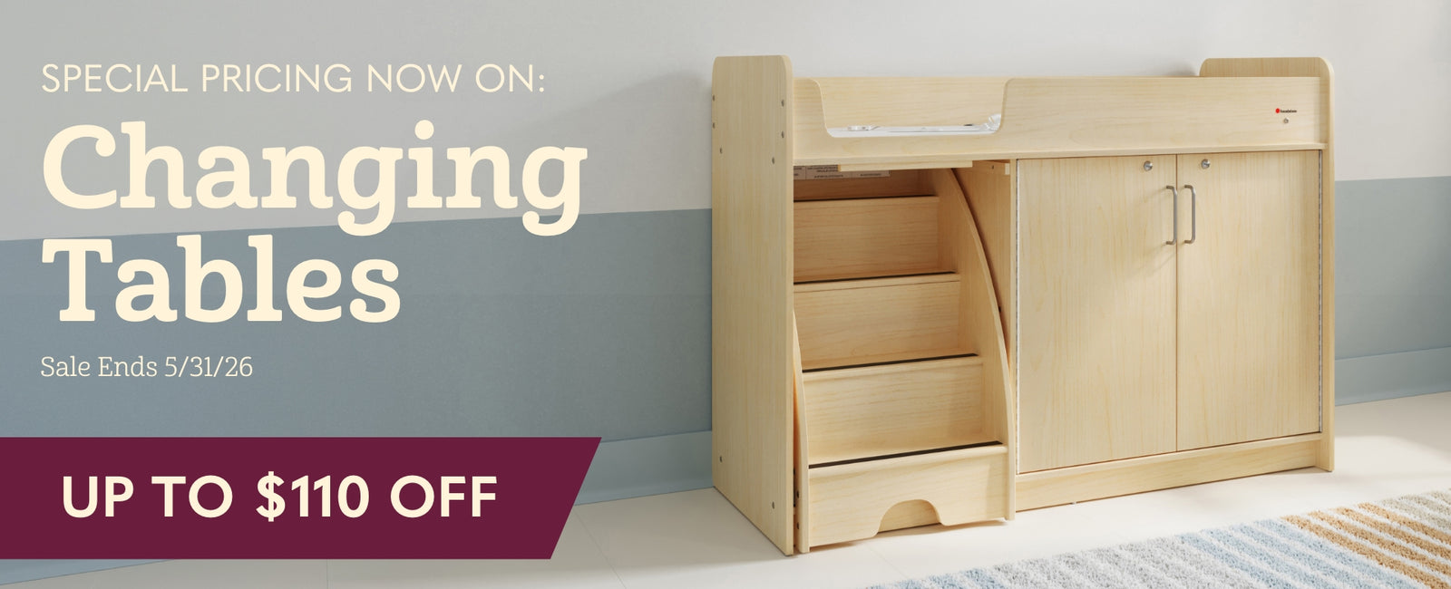 Sale on Daycare Changing Tables