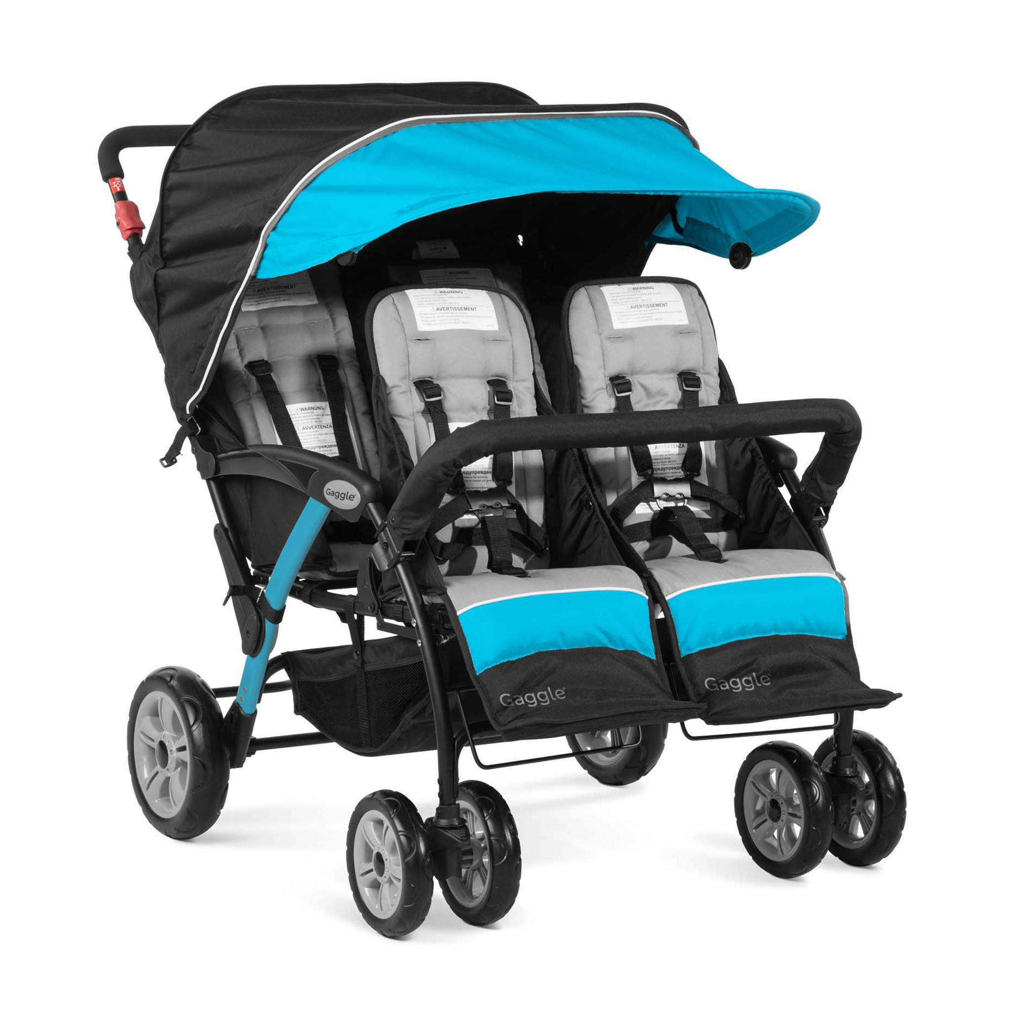 triple jogging stroller by safe tech strollers Compass Trio Triple Stroller | Gaggle Multi Child Strollers