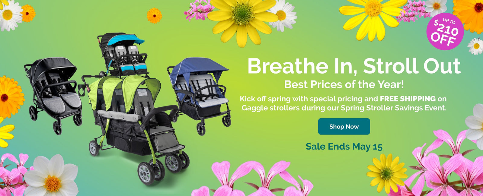 Sale on Multi-Child Strollers and Buggies